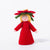 Poinsettia Flower Fairy | Felt Figure | © Conscious Craft