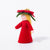 Poinsettia Flower Fairy | Felt Figure | © Conscious Craft