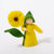 Felt Flower Fairy with Flower Calendula | © Conscious Craft