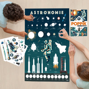 Poppik Astronomy Sticker Activity Poster | Conscious Craft