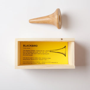 Blackbird bird call with box from Quelle est Belle | Conscious Craft