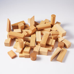 Wooden Story 50 XL Natural Wooden Blocks | © Conscious Craft