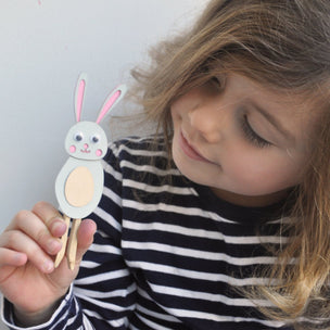 Cotton Twist Mini Craft Kit | Bunny Peg Doll | Conscious Craft