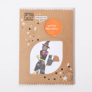 Mini Craft Kit Make Your Own Witch Peg Doll | Conscious Craft 