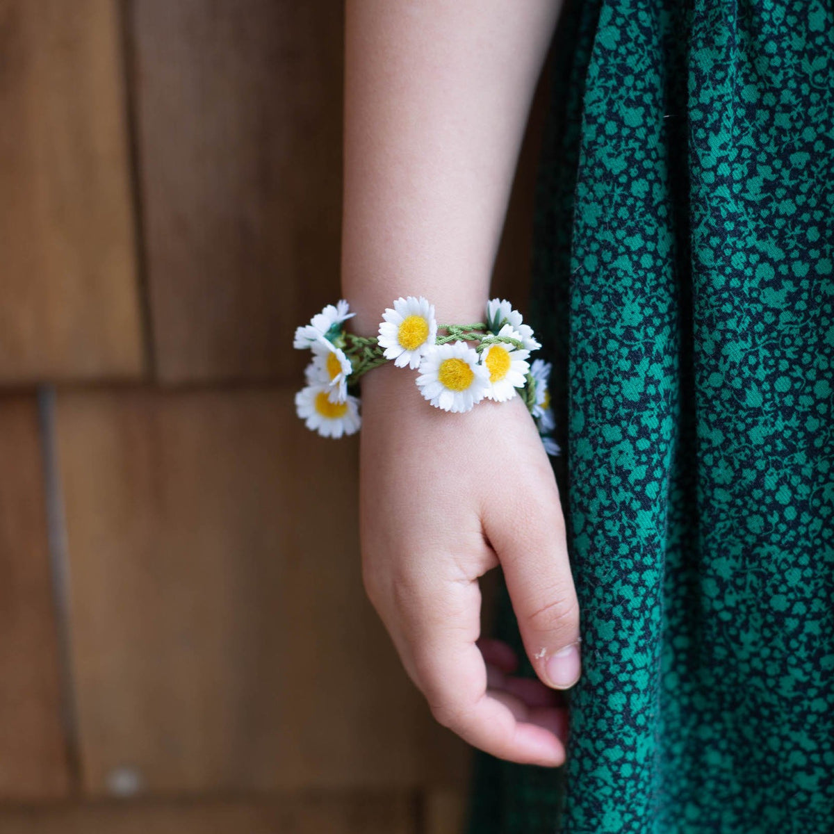 Disy Chain Daisy Chain made of silk for dressing up | Set with 12 daisies ...