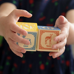 Uncle Goose | Classic ABC Blocks with Wagon | Conscious Craft