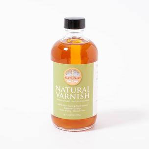 Natural Earth Paint varnish in 237ml bottle | © Conscious Craft