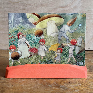 Elsa Beskow | The elves Gathering Mushrooms | Conscious Craft
