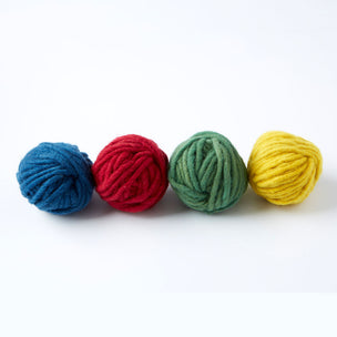 Organic Single Ply Wool - Strong Colours