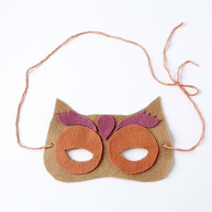 Owl Mask from Filges Felt Sheets | Conscious Craft