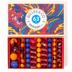 Billes & Co Fire Dragon Marbles 64 | © Conscious Craft