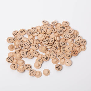 From Jennifer | 1-100 Wooden Coins | © Conscious Craft