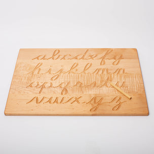 From Jennifer | Reversible Alphabet Tracing Board | Conscious Craft