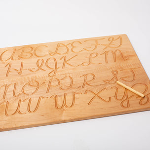 Printed Alphabet Wood Tracing Board from Jennifer 