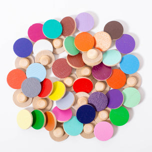 From Jennifer Colour Gradient Coins with Pegs | © Conscious Craft