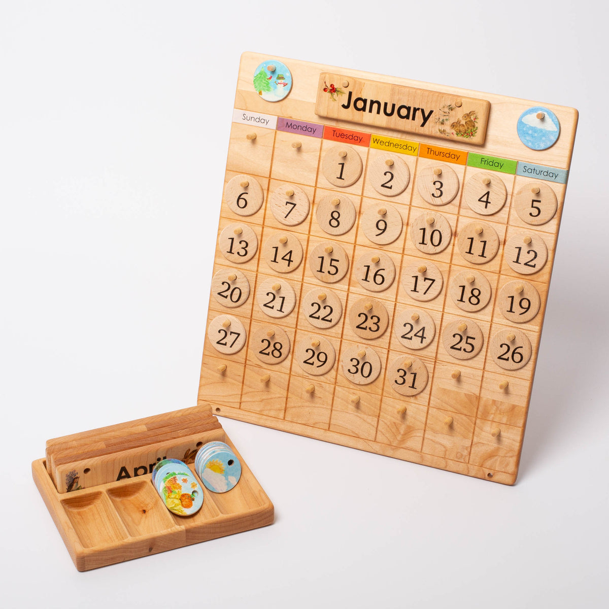 From Jennifer Wooden Perpetual Calendar | Conscious Craft