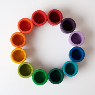 Grapat 12 Rainbow Cups  | Conscious Craft ©