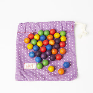 Grapat Marbles with cloth bag | Conscious Craft