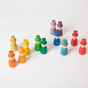 Grapat 12 Wizards Wooden Play Figures | Conscious Craft ©