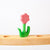 Grimm's Flower Pink Decorative Figure | Conscious Craft