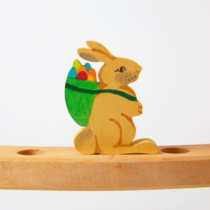 Rabbit with Basket | Decorative Figure