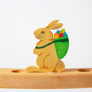 Rabbit with Basket | Decorative Figure