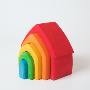 Grimm's Coloured Rainbow House | Conscious Craft