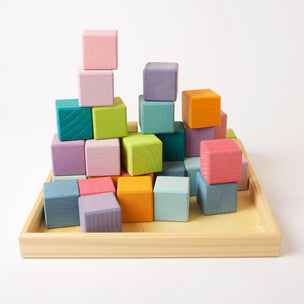 Grimm's Square | 36 Cubes Pastel Colours | © Conscious Craft