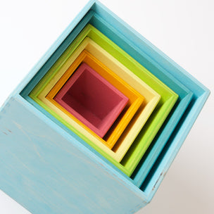 Grimm's Large Pastel Nesting Stacking Boxes | © Conscious Craft