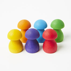 Grimm's Rainbow Mushroom Sorting Game | Conscious Craft