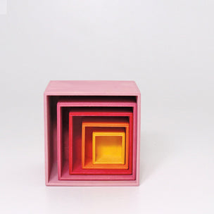Grimm's Small Stacking Boxes | Warm Colours