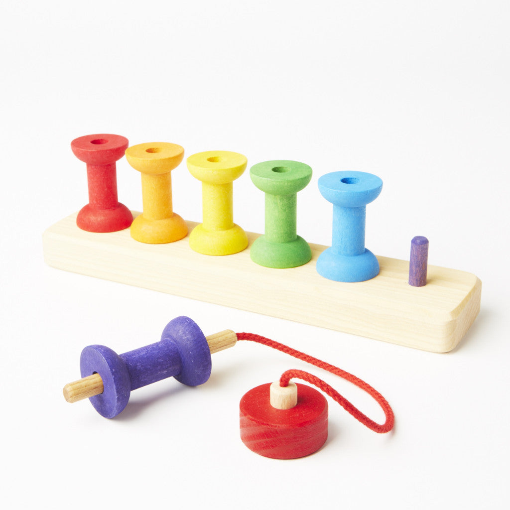 Grimm's Thread Game Small Bobbins | Conscious Craft