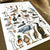 Alexia Claire | Water Birds of Britain | Postcard | Conscious Craft