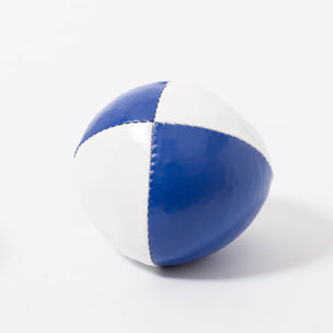 Juggling Balls | Beginners Thud Ball Blue & white  | © Conscious Craft