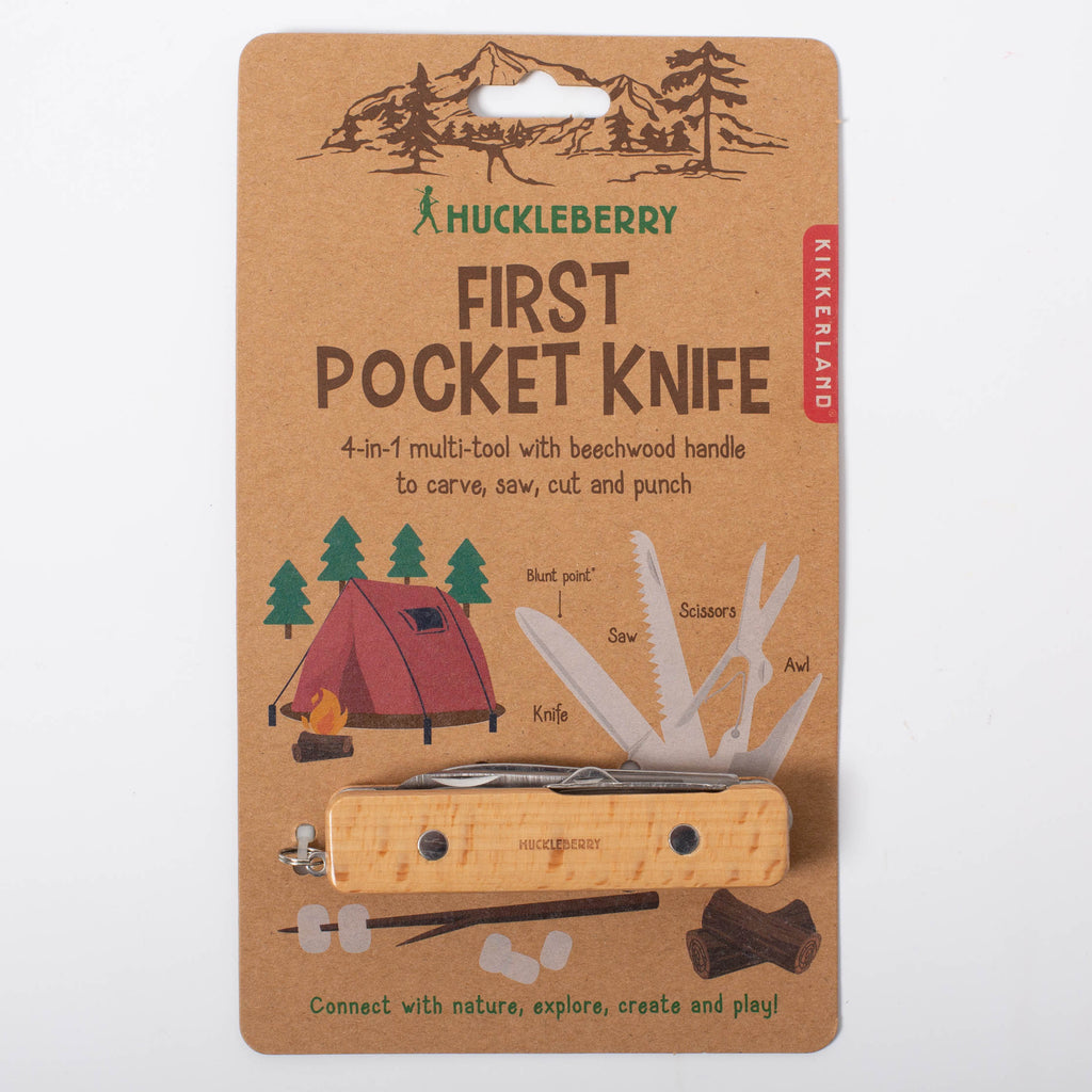 First Pocket Knife for Kids - Huckleberry