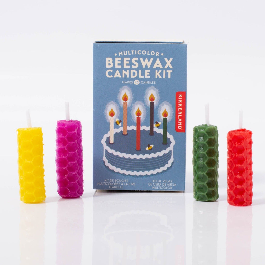 Kikkerland Design - Natural Beeswax Candle Kit - U