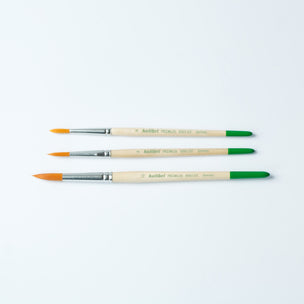 Children's Paint Brushes in 5 sizes - round