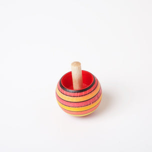 Fire coloured Spinning Turn Top | Mader | Conscious Craft