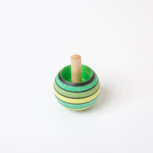 Grass Green Spinning Turn Top from Mader | Conscious Craft