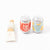 Maileg suncream and two cans of drink from beach essentials bag | © Conscious Craft