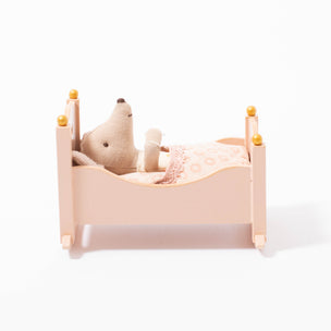 Maileg Cradle for Baby Mouse Rose | ©Conscious Craft