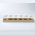 Wooden Holder with 6 Glass Jars | Conscious Craft