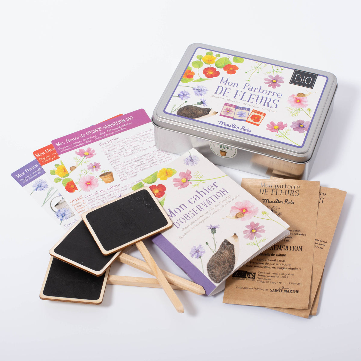 Moulin Roty Organic Flower Kit Conscious Craft