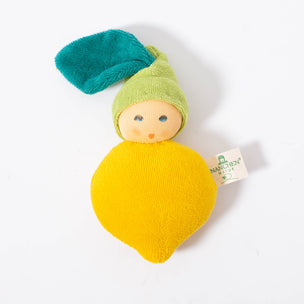 Nanchen | Lemon Organic Rattle Doll | ©Conscious Craft