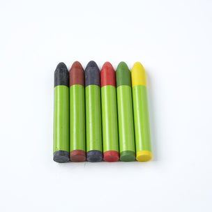 ökoNORM Beeswax Crayons in a pack of 6 | Conscious Craft 