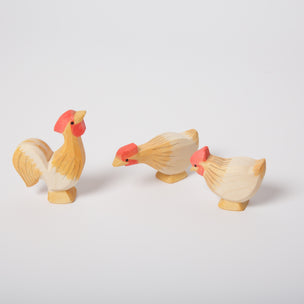 Ostheimer Ocher Hen And Rooster | Conscious Craft