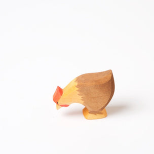 Ostheimer Hen Brown Pecking | Farm Animal Collection | Conscious Craft