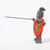 Black knight with green dragon on red shield | © Conscious Craft