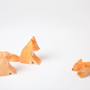 Ostheimer Family of Foxes | Woodland Animal Collection