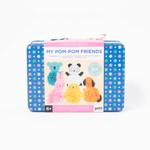 Petite Collage DIY Kit My Pom Pom Friends | Conscious Craft